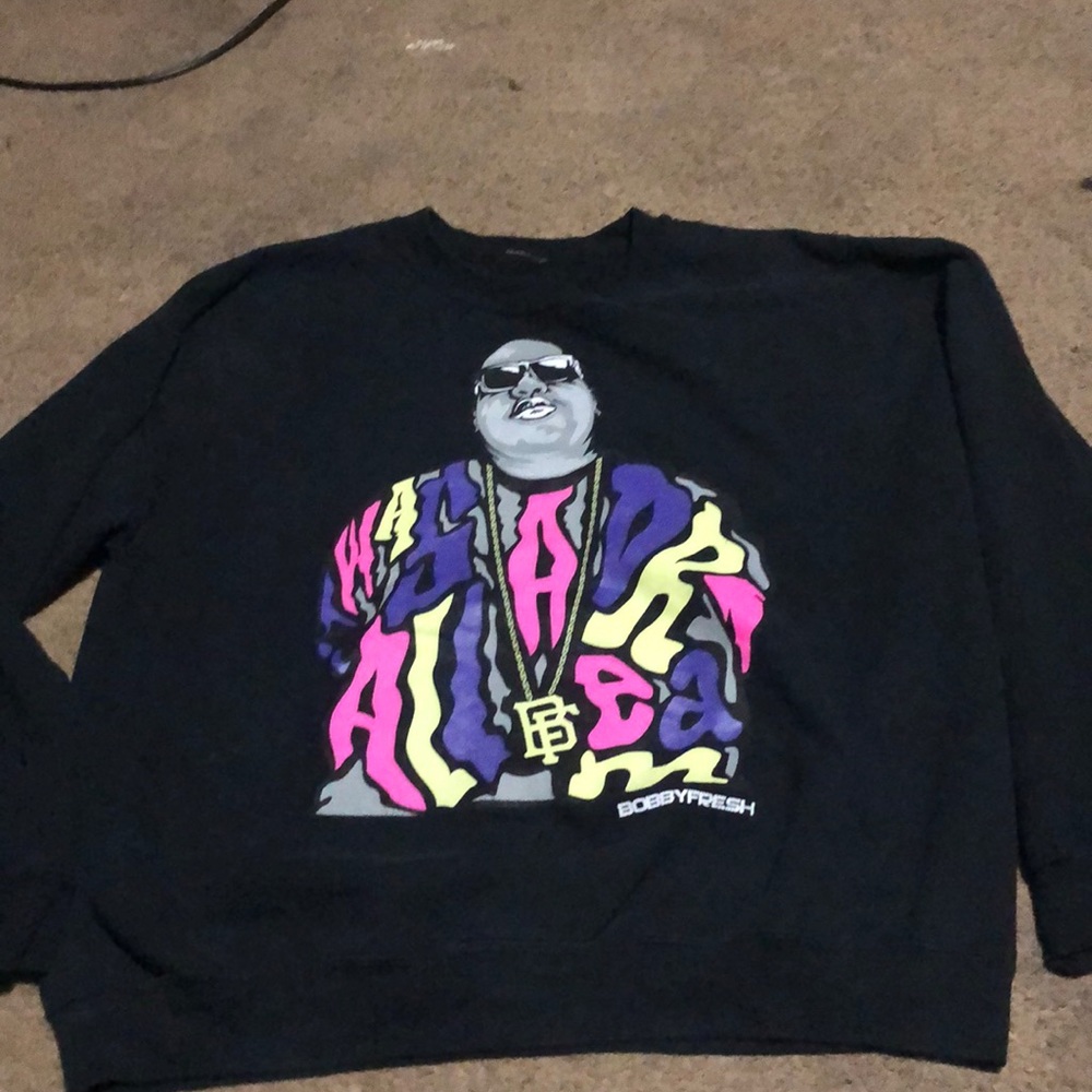 Biggie smalls sweater.